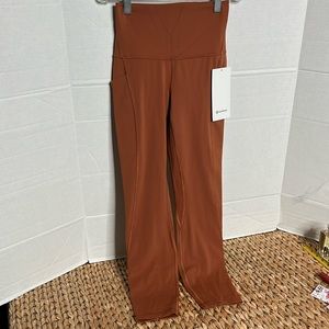 Lululemon Leggings Align HR Pant 25” Pockets Sable SBLE Size 6 NEW